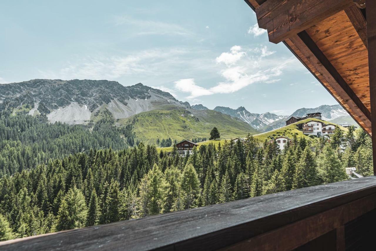 Hotel Alpensonne - Panoramazimmer & Restaurant Arosa Bagian luar foto